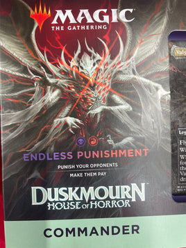 Magic the gathering Commander Duskmourn Endless Punishment Black/Red