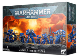 Space Marines Primaris Assault Intercessors.