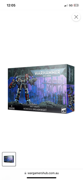 Grey Knights Nemesis Dreadknight