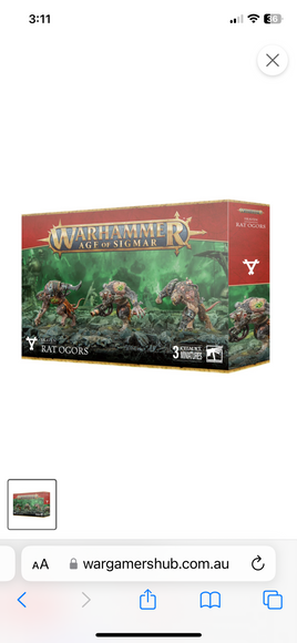 Warhammer Skaven Rat Ogors