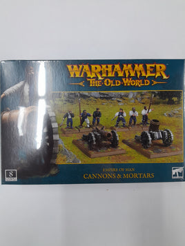 Warhammer Old World Empire Of Man Cannons & Mortars